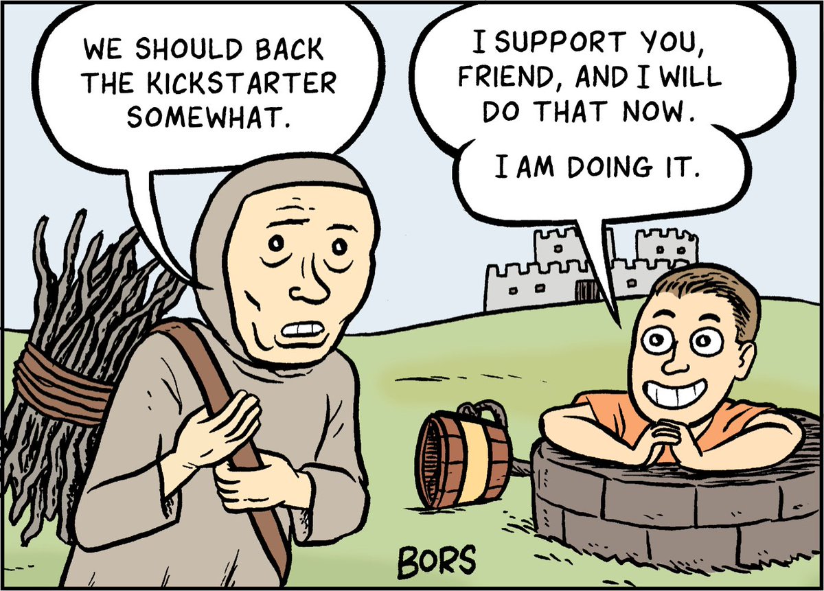 AhoyComicMags's tweet photo. Did you know that there's a Kickstarter running right now about That One @MattBors Comic?

Yup, you know the one. And now @GlennF is putting together an entire book about the iconic comic.

Improve society somewhat by backing the @Kickstarter here: https://t.co/9POmzgiiYA https://t.co/uozgzoN2R4