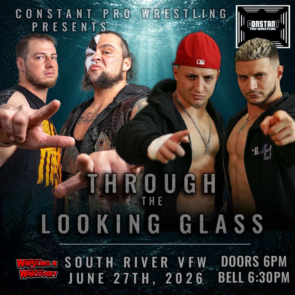 wrestleconstant's tweet photo. After both picking up major wins at Things You Don’t See Everyday, two of Constant Wrestling’s fastest rising tag teams are set to collide at Through the Looking Glass.

The debuting Backseat Boyz proved they belong immediately.
Meanwhile, Do or Die Posse continued their rise by showing exactly why they may be the most dangerous team in the division.

Now the momentum of both teams crashes head on.

At Through the Looking Glass, somebody takes the next step toward the top of Constant’s tag team division.

#ConstantWrestling #ThroughTheLookingGlass #BackseatBoyz #DoOrDiePosse