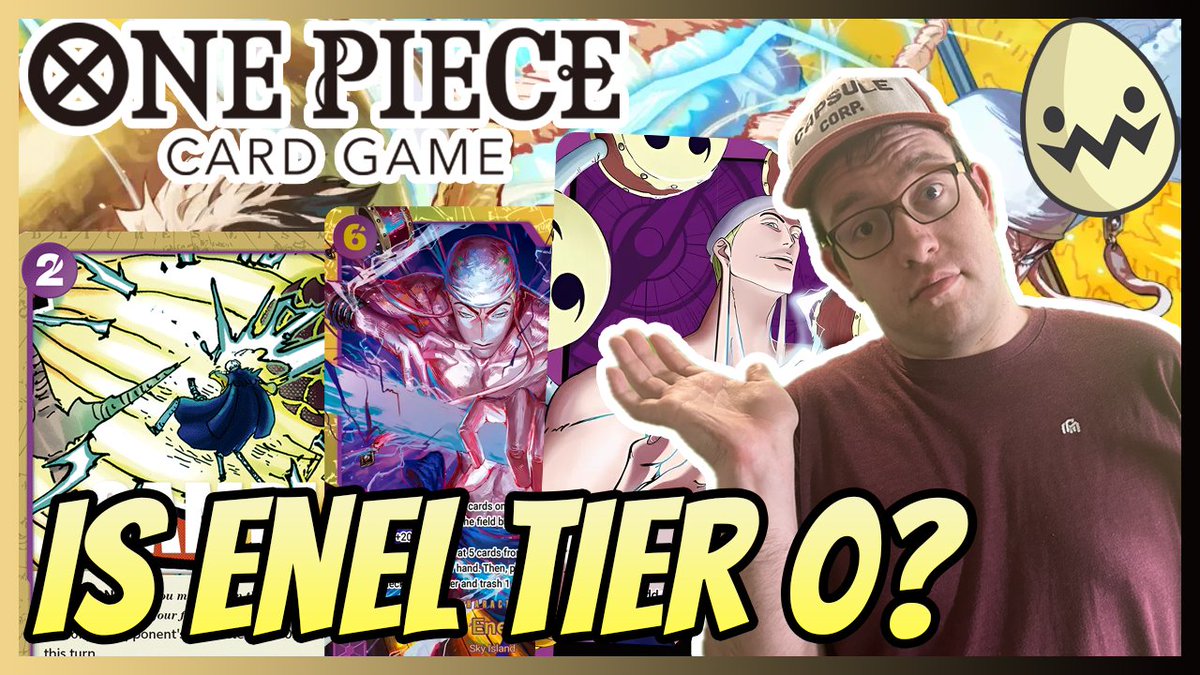 Video: https://t.co/ZYv6NP86nE With One Piece Card Game's OP15 meta wrapping up in the next couple of weeks, here are my thoughts about Enel and the future of the deck and the game Video: https://t.co/ZYv6NP86nE With One Piece Card Game's OP15 meta wrapping up in the next couple of weeks, here are my thoughts about Enel and the future of the deck and the game