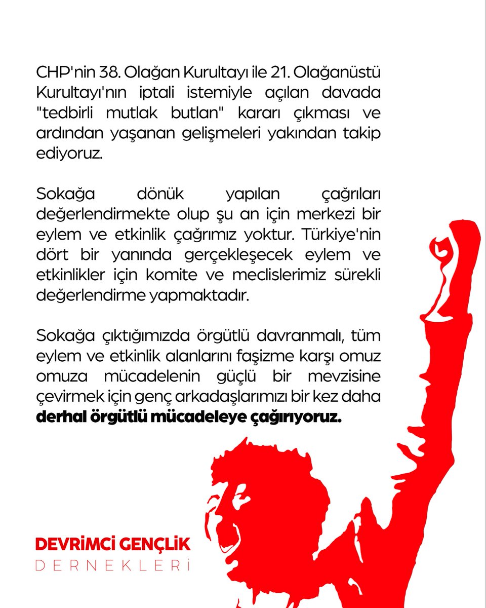Devrimci Gençlik Dernekleri tweet media