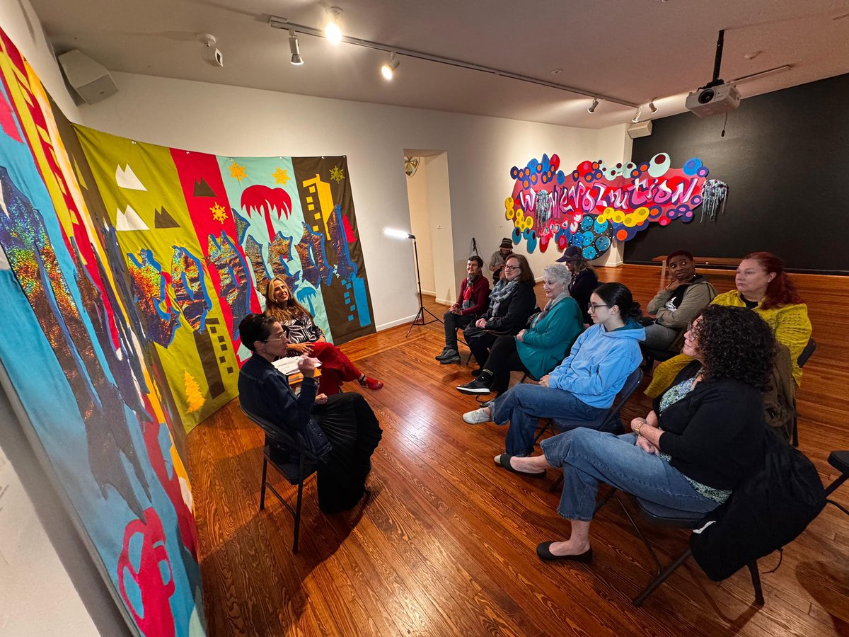 AMAmuseum's tweet photo. An invigorating program today with Paola Podestá: Conversation with the Artist and AMA Director Adriana Ospina.

Un programa estimulante hoy con Paola Podestá: una conversación con la artista y la directora del AMA, Adriana Ospina. https://t.co/RC0ubQYCvH