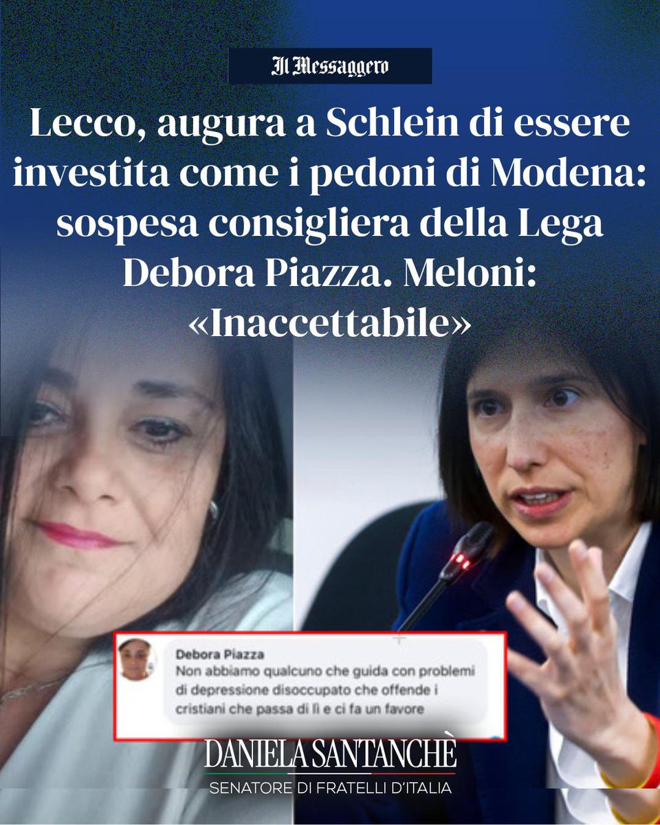 Daniela Santanchè tweet media