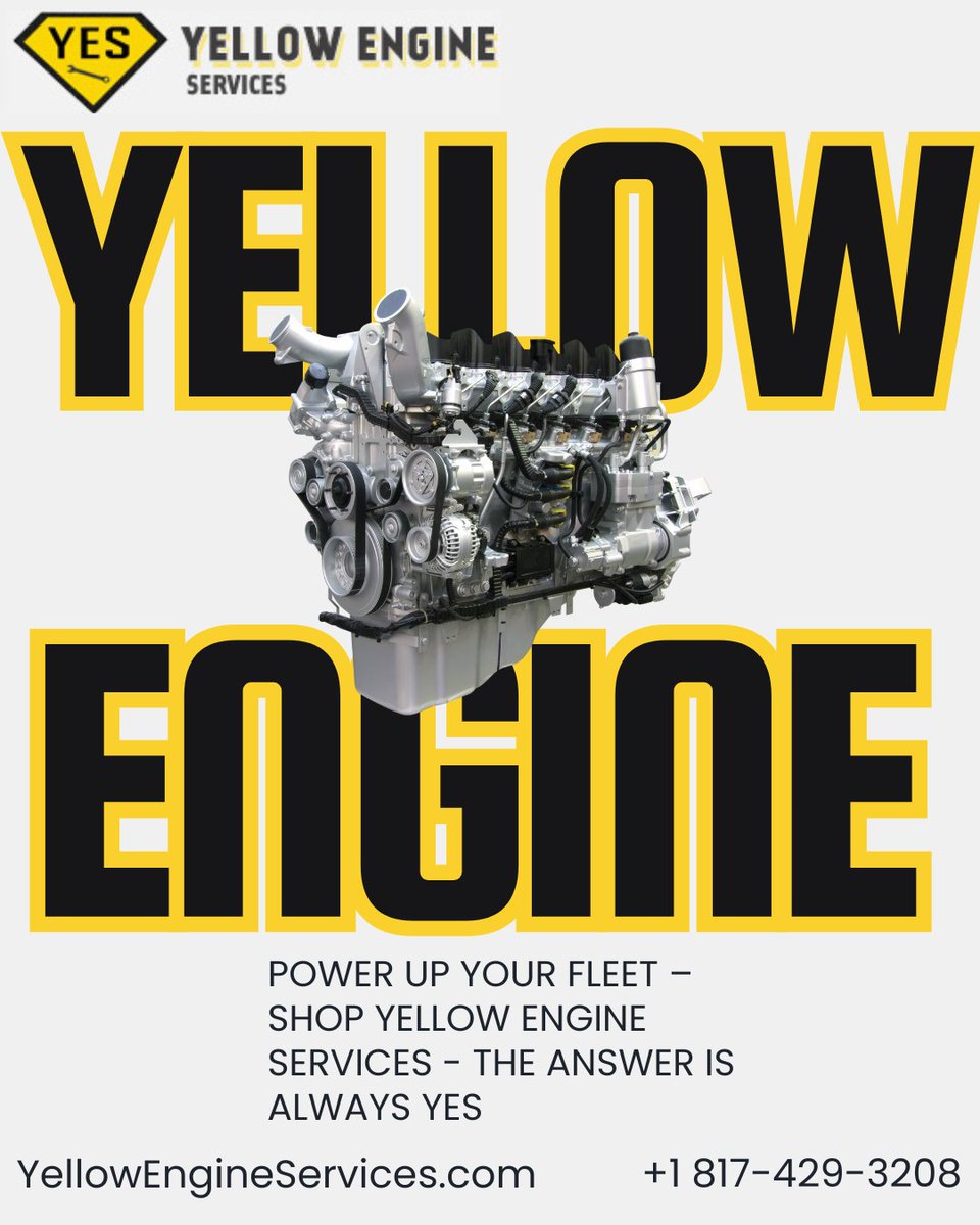 YellowEngine1's tweet photo. Looking for reliable power you can trust? Whether you need a high-quality remanufactured diesel engine, expert rebuilds, or hard-to-find heavy-duty parts — we’ve got you covered!
#YES #DieselExperts #RebuildTogether #PowerUpgrade https://t.co/fSJGSh3bMZ