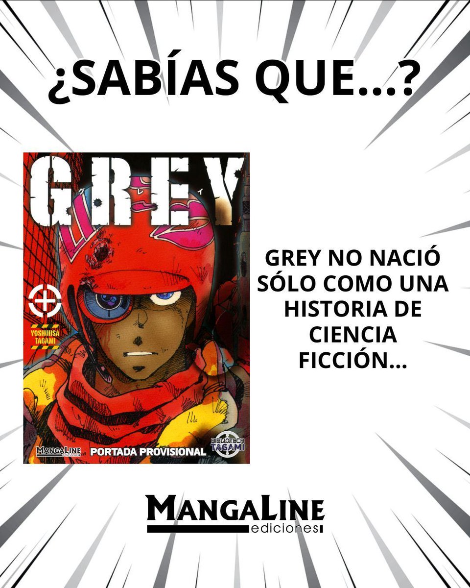 MangalineES's tweet photo. ¿Sabías que Grey nació en plena paranoia tecnológica de los 80? 👀
☢️ Chernóbil
🚀 tragedia del Challenger
⚠️ Guerra Fría
Yoshihisa Tagami recordó haber creado la obra “en medio de una época caótica”.
👇 
🔗 https://t.co/kjJB18pM2P 

#YoshihisaTagami #SciFi #MangaRetro https://t.co/qROGSsYtMz