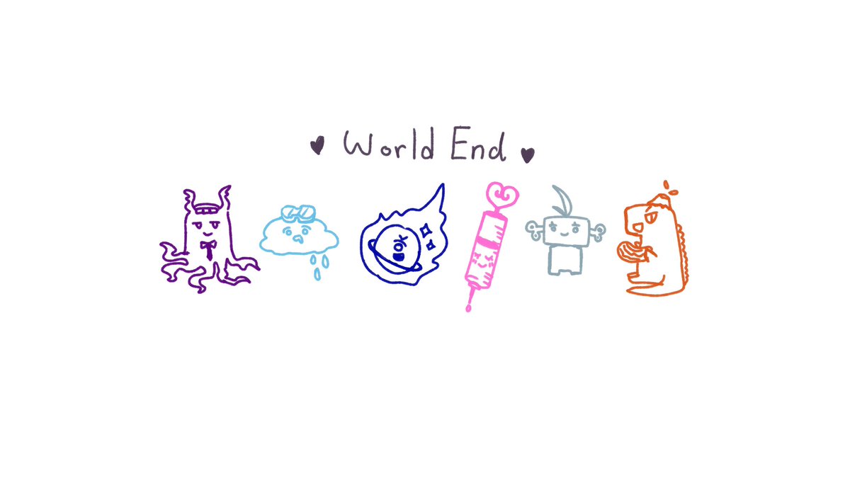 Debirun Pixela-World-End tweet media