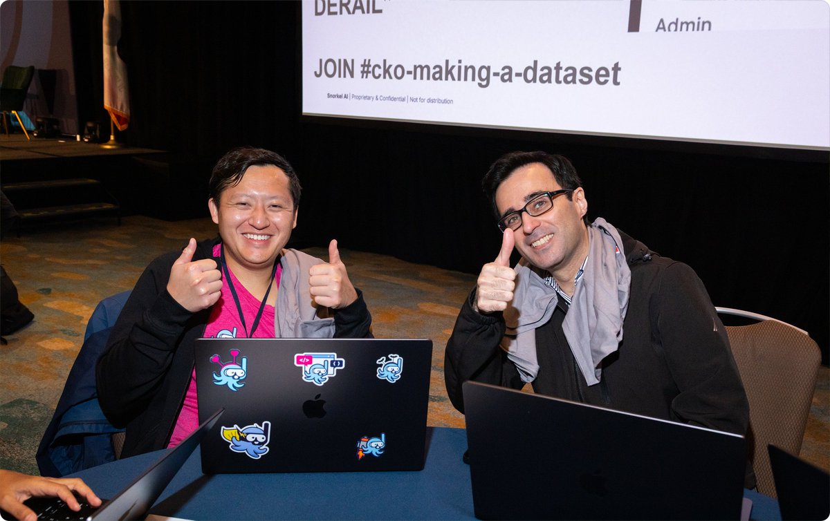 SnorkelAI's tweet photo. We’re building the data and environments behind the world’s most advanced AI systems. If you want to work on hard problems that matter, alongside people who hold a high bar and move fast without ego, Snorkel is the place.

Learn more about open roles: https://t.co/luQ4eOnT4T https://t.co/MLSfruKy1V