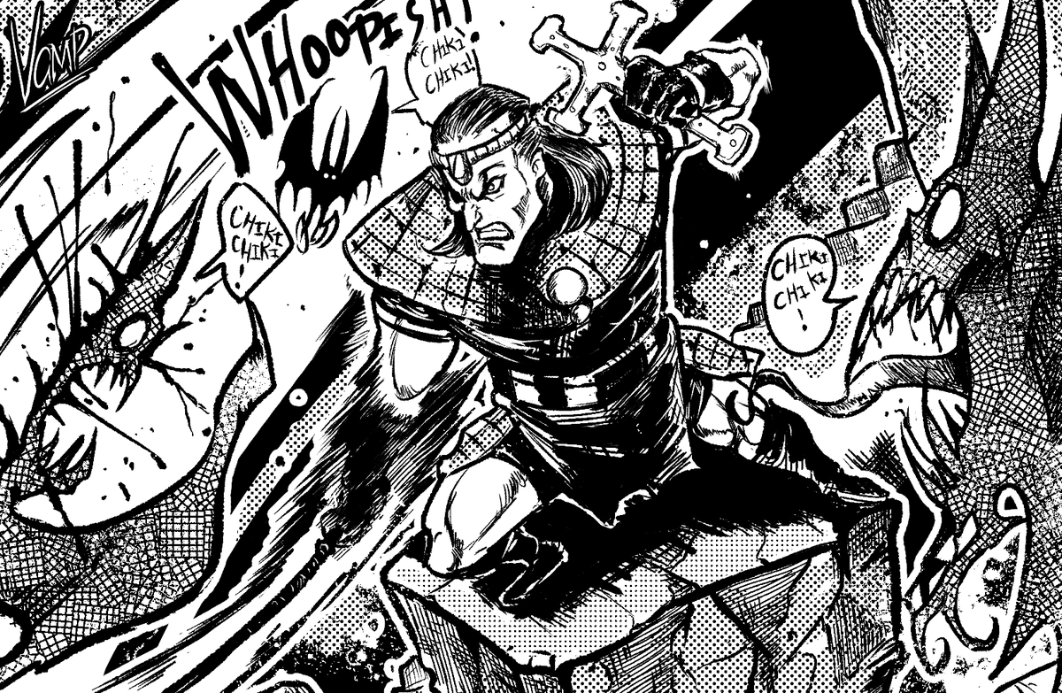 professor_vamp's tweet photo. Simon and Christopher Belmont fanarts! \o/ (Castlevania)

#castlevania #christopherbelmont_velho_gagá #simonbelmont https://t.co/Q4xqnseUVn