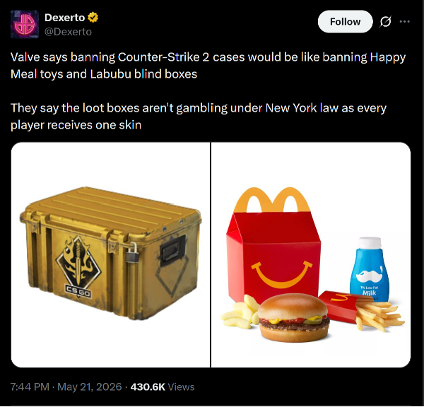 CS Skin Investor tweet media