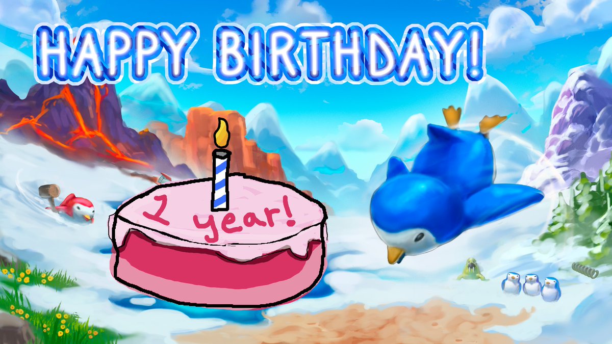 jagriff333's tweet photo. Gentoo Rescue is now 1 year old! 🎉

I hate to do the announcement of an announcement thing, but *hint* Thinky Direct *nudge* is coming up🐧

There's also a Steam announcement (link in reply)

#puzzlegame #announcement #anniversary #indiegamedev https://t.co/WS3V3f9cJU