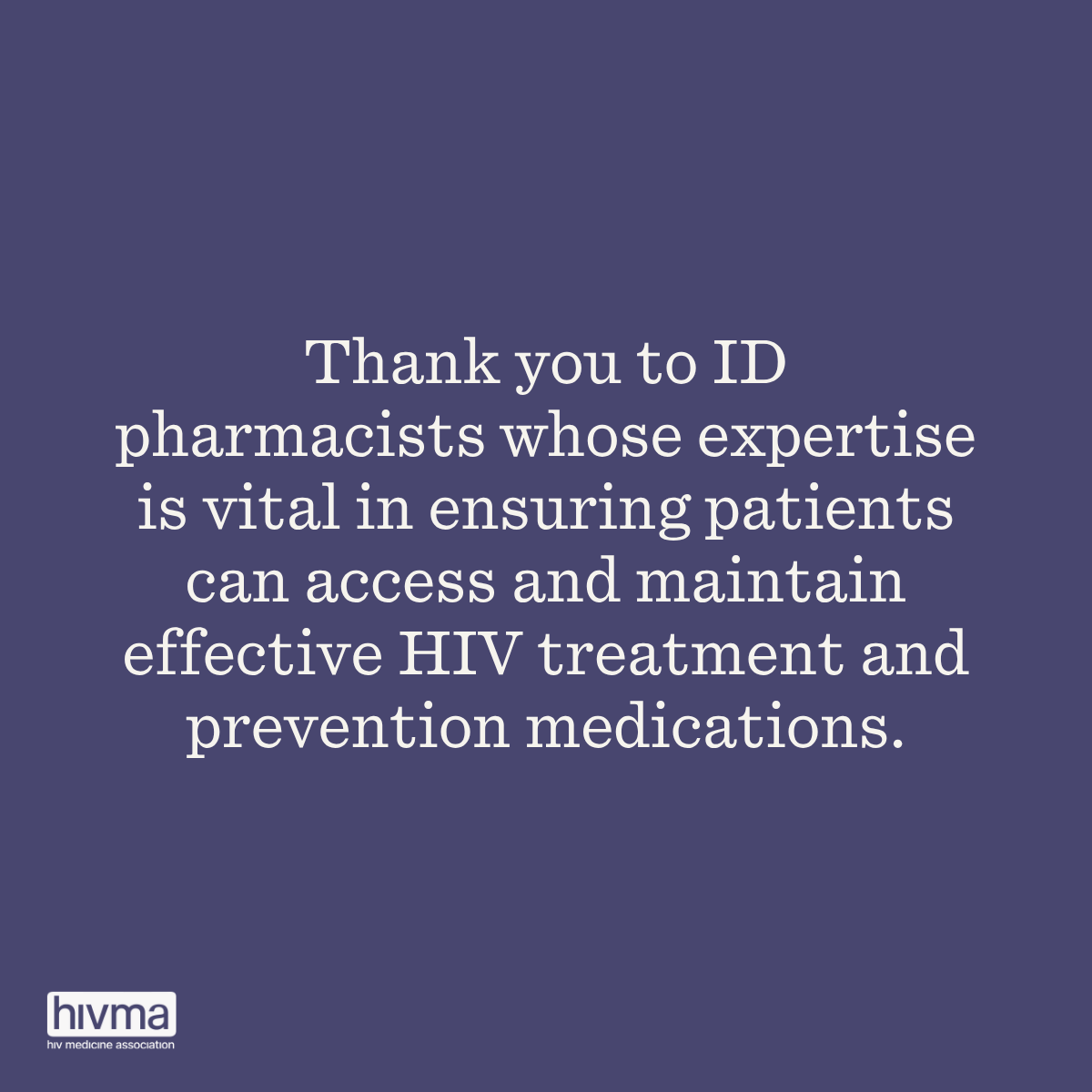 HIV Medicine Association tweet media