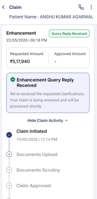 rhythmkedia10's tweet photo. @StarHealthIns A post-surgery patient has been stuck in the hospital for hours waiting for claim approval. All requested documents were submitted and acknowledged at 6:18 PM. It is now 11 PM and there is still no update from your side.

Claim ID: CIR/2027/191122/0265139 https://t.co/Jnp2TLZAyT
