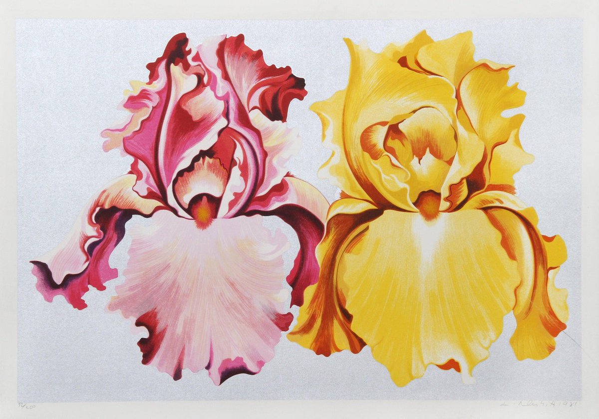 RoGallery's tweet photo. Lowell Blair #Nesbitt's #photorealistic Pink and Yellow Irises will appear in the May Prints and Works on Paper #auction on Wednesday, May 27th at 11:00am EDT. Register and view the auction catalogue at https://t.co/2AYvae0LEn
#Gallery #FineArt https://t.co/ksYM9RfCq0