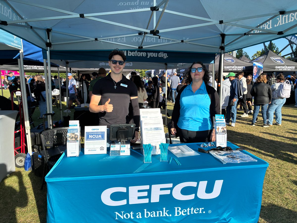 CEFCU's tweet photo. May the force be with you this #FeelGoodFriday!

Last weekend, in a galaxy far, far away, CEFCU made an appearance at the epic @SJEarthquakes Star Wars Theme Night at @PayPalPark!

Swipe to see highlights from a night that was out-of-this world! 🌌⚔️🛸 https://t.co/MAGZHZCCHG