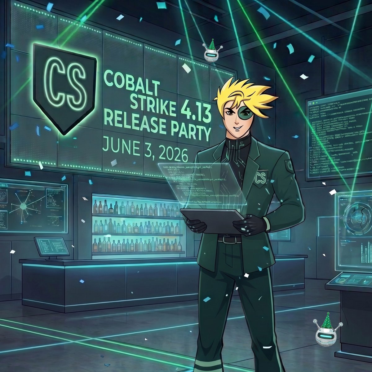_CobaltStrike's tweet photo. Cobalt Strike 4.13 is about to drop and we're celebrating! You're cordially invited to our release party demo on June 3! Learn all about 4.13, which includes an overhaul of post-exploitation capabilities, reimagined red team workflows, and more. RSVP now:
https://t.co/BKYnDMukI6 https://t.co/fLzTMsznTS