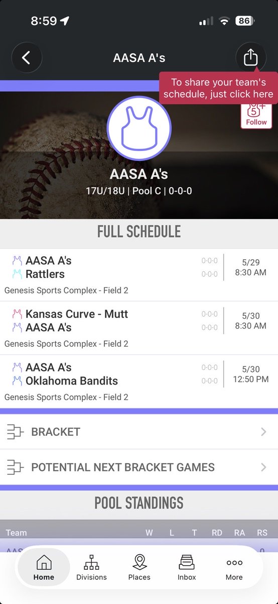 ReubenKerbs's tweet photo. A’s Schedule for the High School Kick Off Classic Schedule has been replaced for next weekend. 

@AmyosportKS 
@CatchItKansas https://t.co/xPHXgKKHji