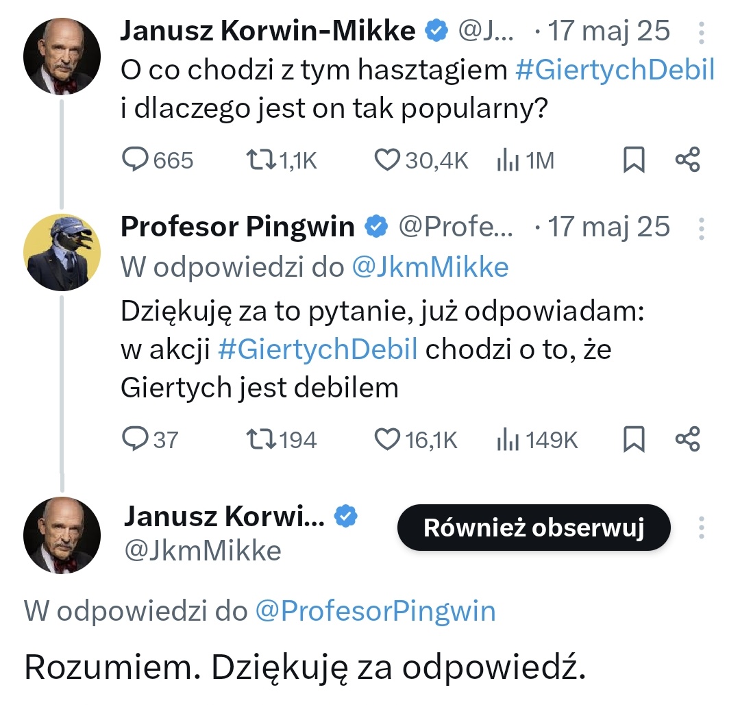 Profesor Pingwin tweet media