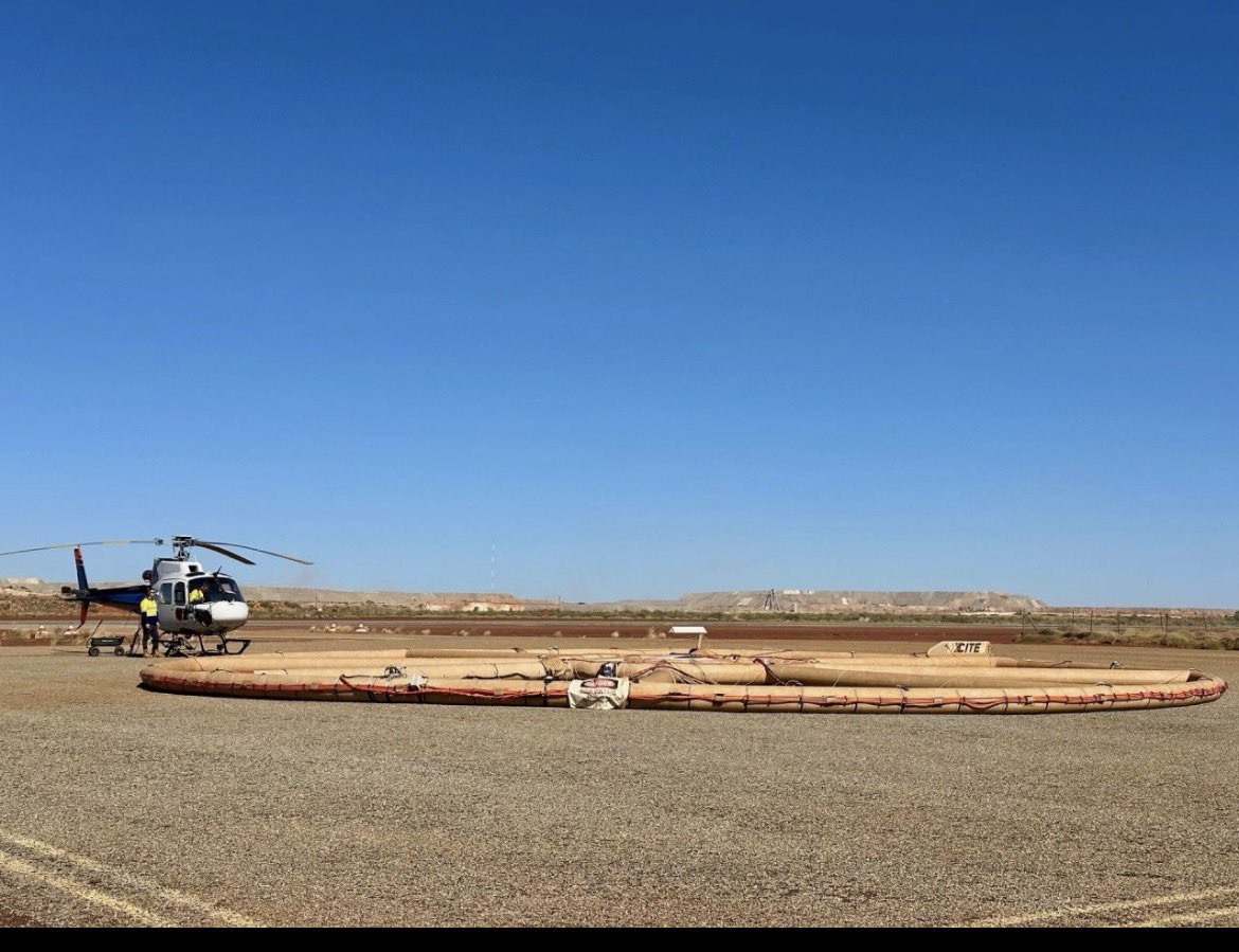 hinds_stuart's tweet photo. Greatland have carried out surveys on their #Telfer territory. Xciite HTDEM at 12.5 Hz was used to capture high resolution electromagnetic images. #GGP used them for the #Havieron discovery and Scallywag surveys

 I suspect with the Pinnacles assays they’re sharpening the pencil https://t.co/Md63m2KayZ