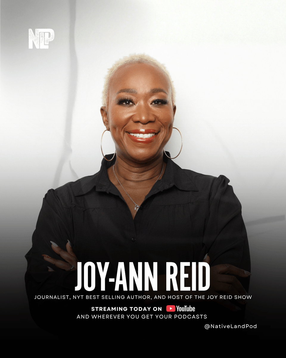 nativelandpod's tweet photo. #NLPFam, Angela is going LIVE today at 3PM EST with Joy-Ann Reid to get into everything happening right now 👀

Tune in live on YouTube @NativeLandPod 🎧 https://t.co/NYjQ9SyL8w