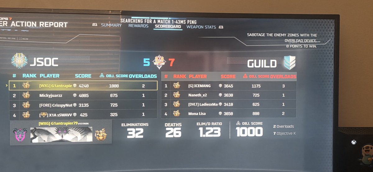 GIANTRAPIER79's tweet photo. @CallofDuty 1 on our team throwing the other 4 ran shop our 4th only played last second last round https://t.co/UxKWYLwgVi