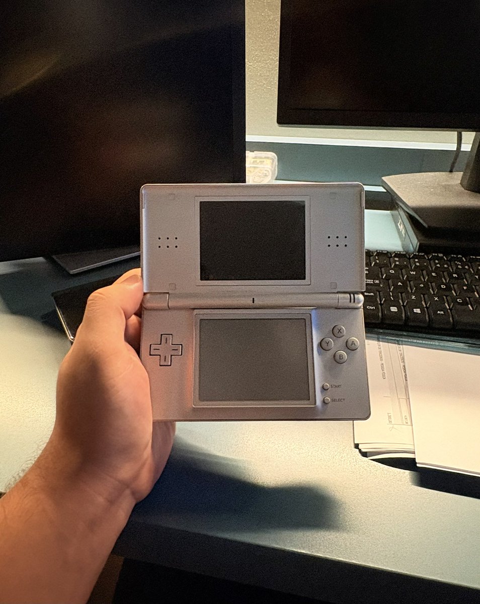 lemozitos's tweet photo. a família cresceu, e ainda paguei apenas 100 lulacoins nesse Ds lite lindão 😭

(sim, a pessoa que me vendeu não fazia ideia do que estava fazendo) https://t.co/su7sg7T08K