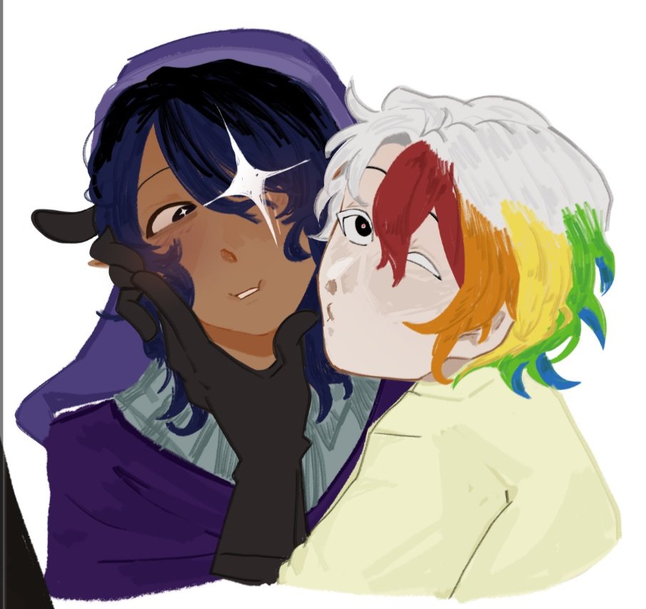 monoccat's tweet photo. Anime boys again 
#dandysworld #moonflower https://t.co/fiSKaCxr3L