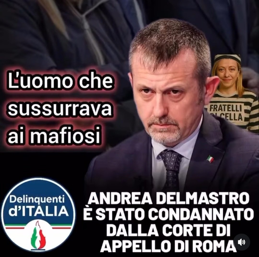 CrisCan73's tweet photo. @GiorgiaMeloni Il partito degli onesti... https://t.co/tBB3xlv5Q6