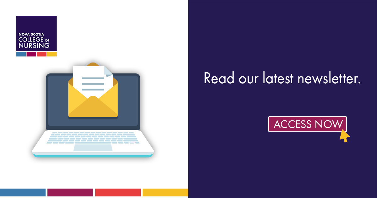 NSCollegeNurses's tweet photo. Our May newsletter is here! Don't miss our 2025 Annual Report, a new bylaw consultation opportunity, and more. 
Read it here: https://t.co/suIv5uP19k https://t.co/JEFyluZjtY