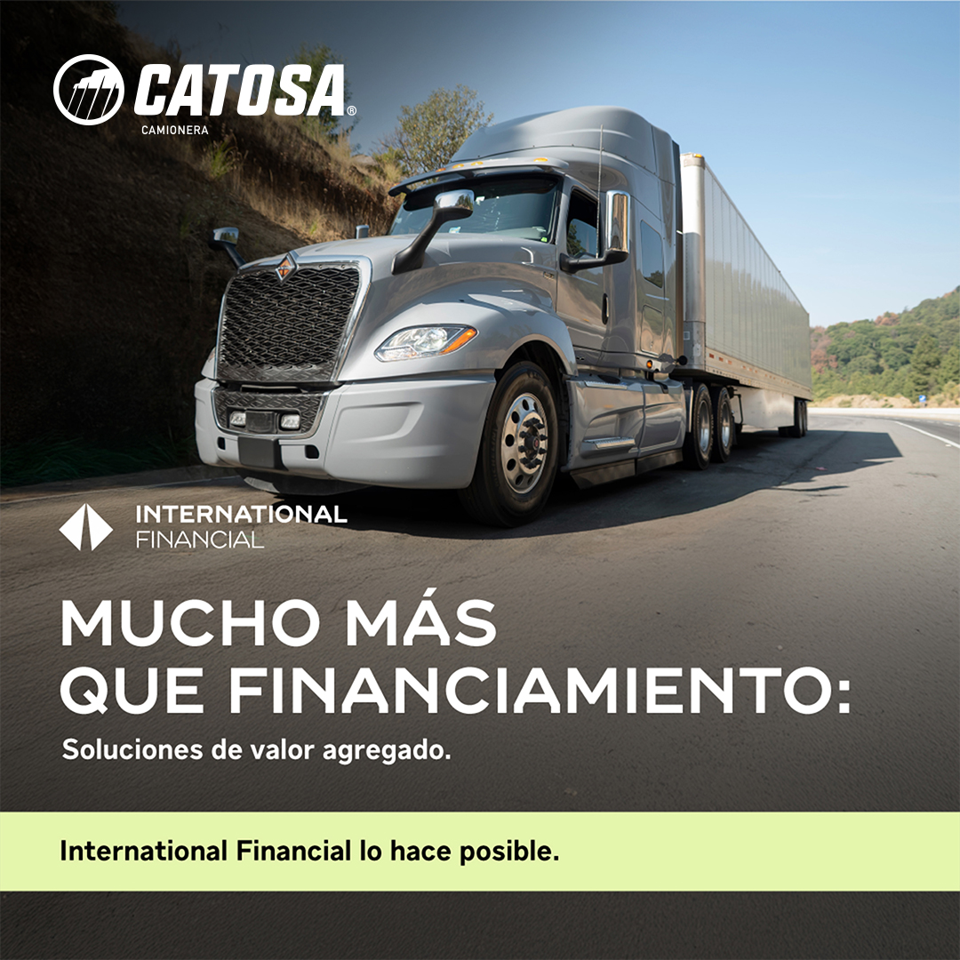 CATOSAMX's tweet photo. 🚛Hay financiamientos que solo entregan una unidad y otros que ayudan a construir una operación más sólida. 

Con #InternationalFinancial en #CATOSA, estrenar camión significa hacerlo con planeación y visión de negocio. 

🤝🏻Contáctanos y encontremos la opción ideal para tu flota. https://t.co/ANev7ZBsQn