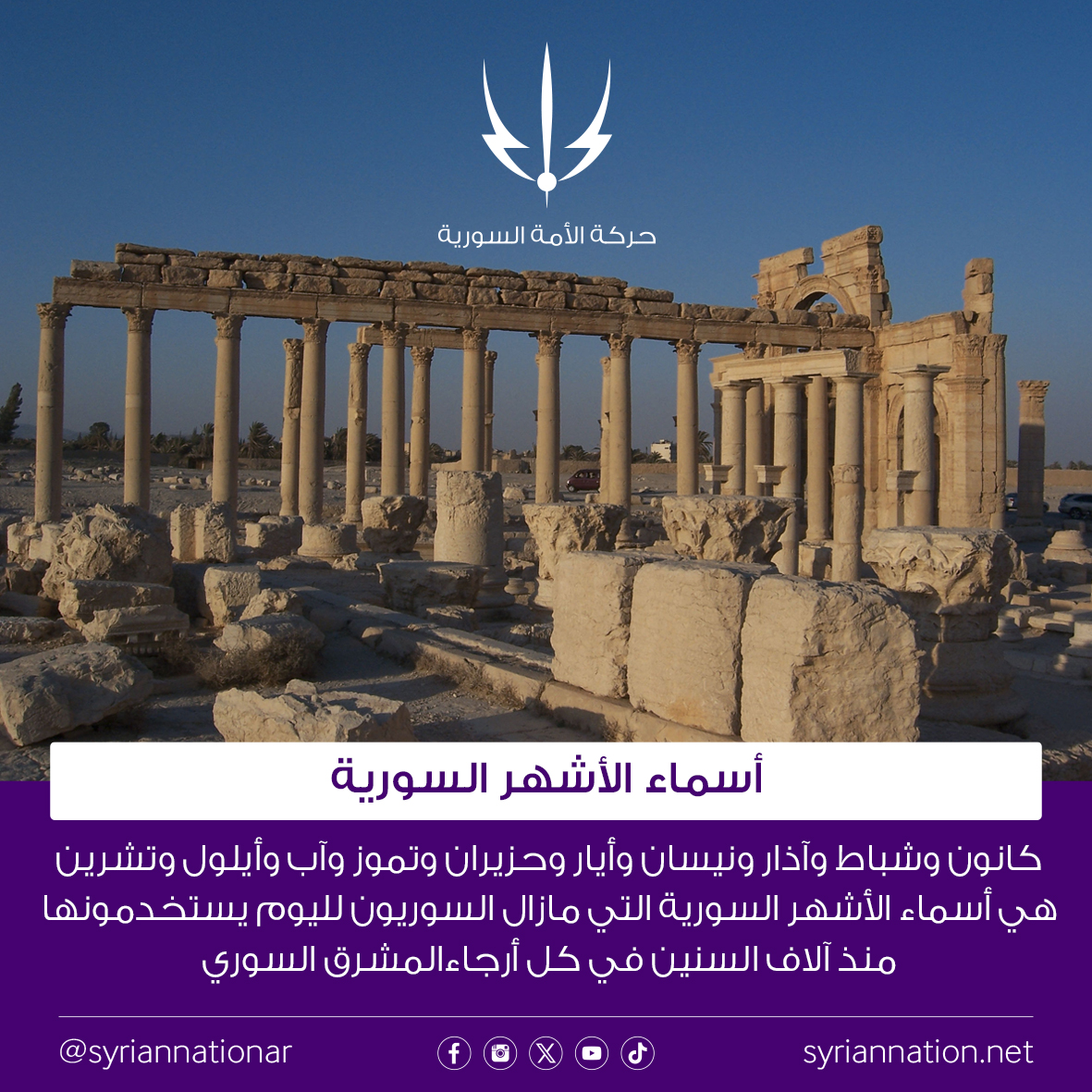 حركة الأمة السورية tweet media