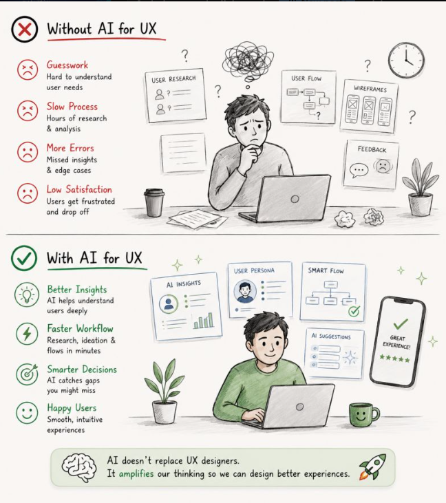 FahimBinOmar's tweet photo. UX Design Feels Different After Using AI
#UXDesign #AIDesign #UserExperience #DesignThinking #AIEmpowered #DigitalDesign #HumanCenteredDesign #UXTrends #AIinDesign #DesignInnovation #UserInterface #TechForGood #CreativeAI #DesignCommunity #FutureOfDesign #UXResearch #AIUX https://t.co/X1VKLbgXG2