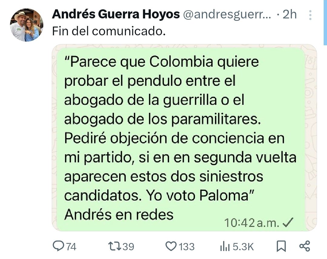 Santiago Uribe tweet media