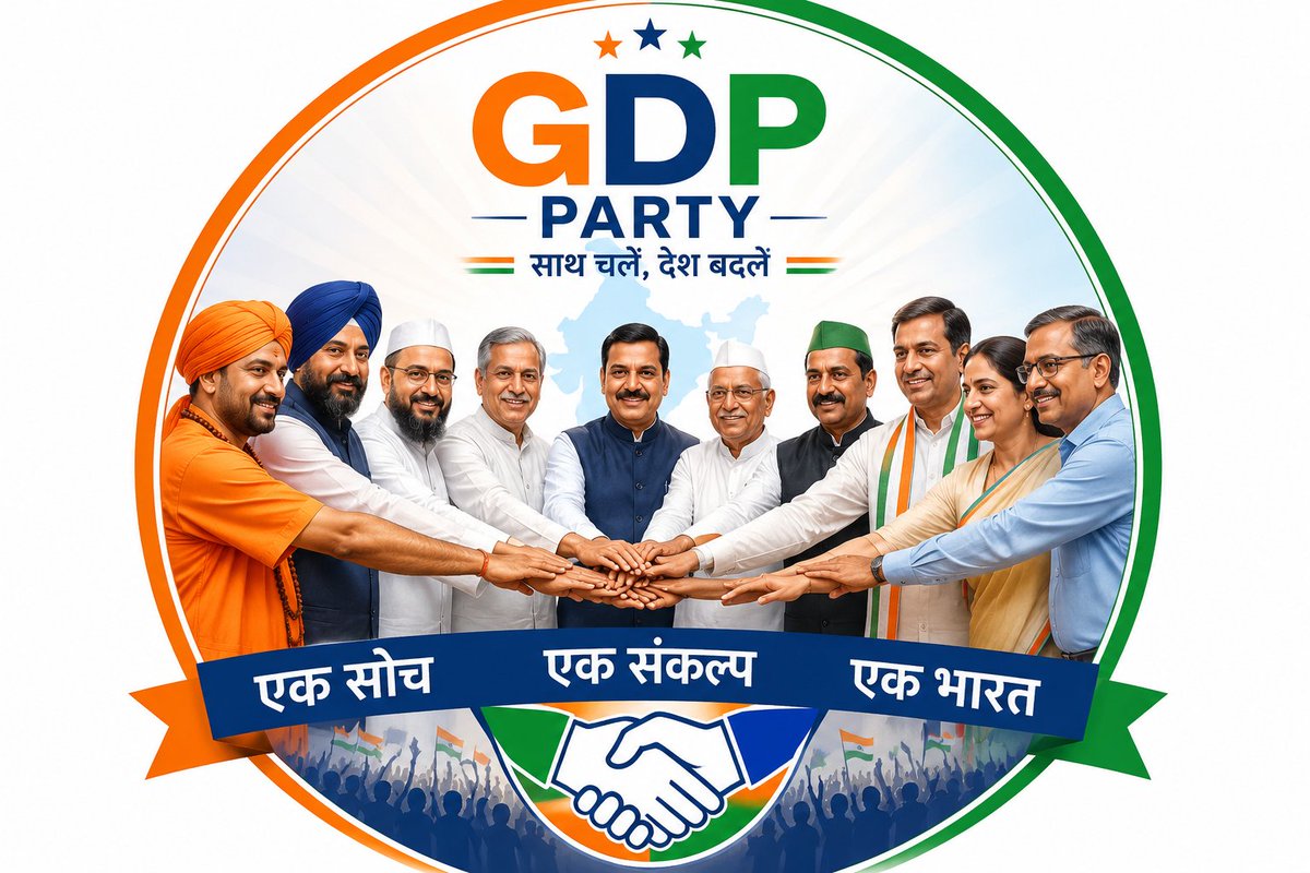 gufrankhan10's tweet photo. नमस्कार मेरे प्यारे देश वासियों।
ये नया हम सबकी पार्टी आप सबके बीच आई है आप सब मिलकर इसे आगे बढ़ाए और ज्यादा से ज्यादा जुड़िए।
नया पार्टी का नाम हैं GDP पार्टी।
जैसा कि आप सब देख सकते हैं।
#growthindia #educatedindia #developindia https://t.co/l3nEKr4HjD