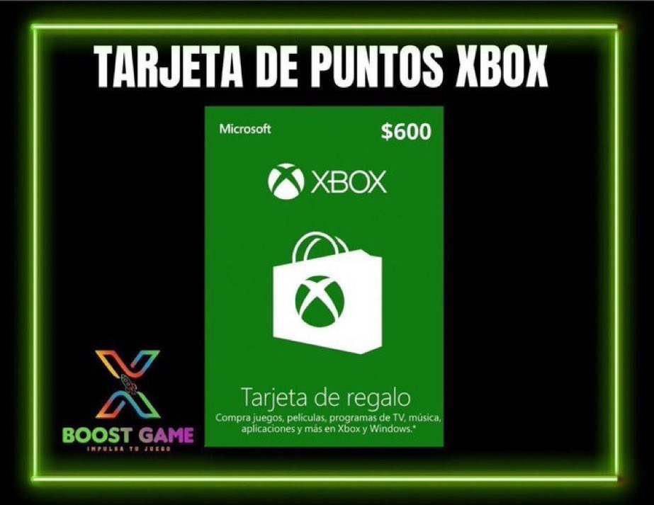 BoostGame_'s tweet photo. Tarjeta de regalo de 600 en $480.00 

Entrega inmediata https://t.co/C7GuDYV0bZ