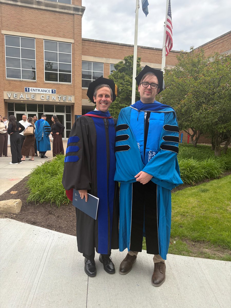 CWRUpsychsci's tweet photo. Congrats to two of our PhD Psychology graduates- Elyssa Barrick and Kyle LaFollette! #phdpsychology @CWRUartsci https://t.co/MuhOJ7rwb3