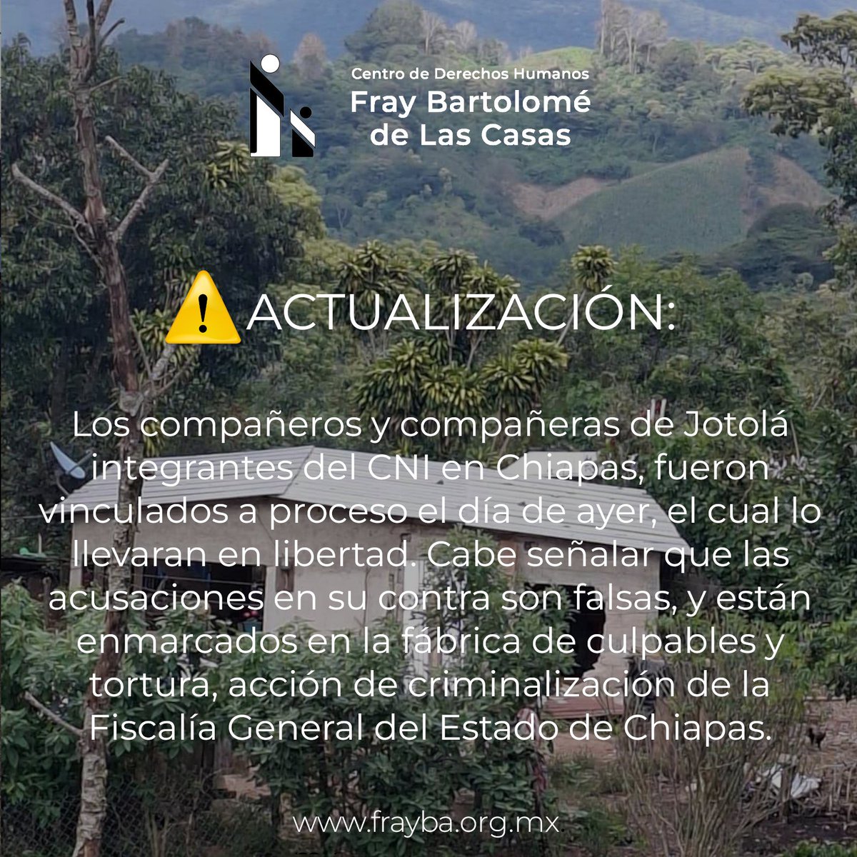 Frayba Derechos Humanos tweet media