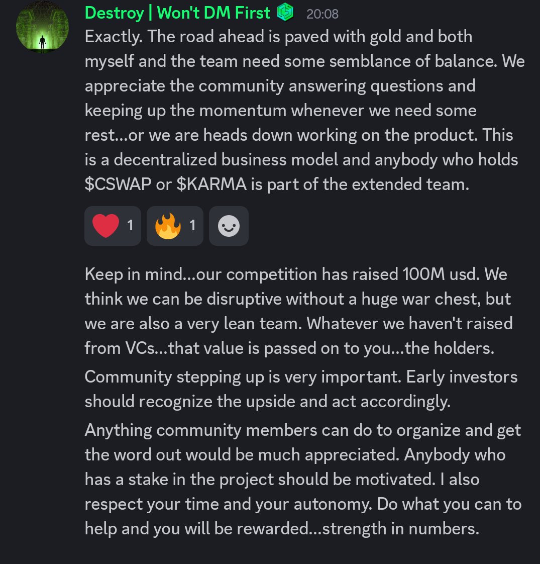 onlybl0x's tweet photo. Bitcoin staking starts next week on $KARMA

I am a holder, i am bullish, i am excited. https://t.co/ic4h8peJqP