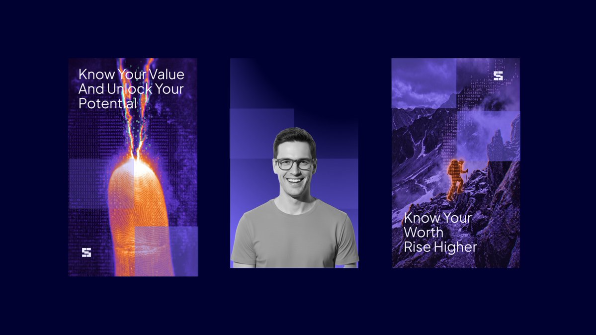 rumzzline's tweet photo. Salorise tells you exactly what your job is worth.

The brand had to feel like it's on your side.

-Deep purple
-Sharp geometry
-Confident UI.

Built for people done leaving money on the table. https://t.co/LXEPuW3ISo