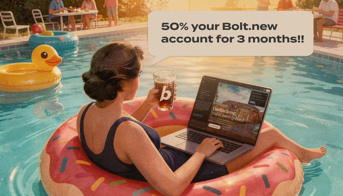 bolt.new tweet media