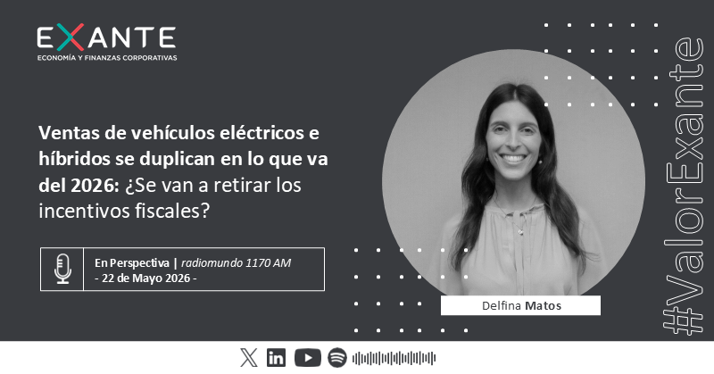 Exante_UY's tweet photo. #Entrevista🎙| “En pocos años los vehículos eléctricos e híbridos pasaron de ser marginales a explicar casi la mitad de las ventas de 0 km en Uruguay".
@delfimatos en @enperspectivauy
#Enlace 🔗: https://t.co/QtubKrisxh
#Escuchalo 🎧: https://t.co/5Ml31SFzPK https://t.co/maLQbyhNlB