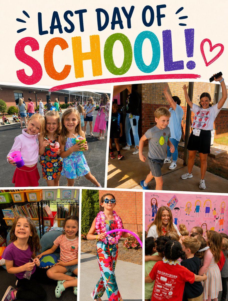 OconeeCoSchools's tweet photo. And just like that ... the 2025-26 school year is in the books! We thank our students, staff, and families for making this such a memorable year! We hope everyone has an amazing, safe, and relaxing summer break! #OconeeFamily https://t.co/jZ7ybV5FOo