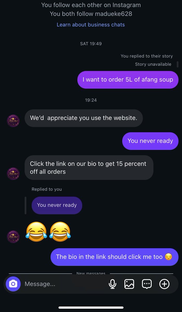 onyinyay's tweet photo. This vendor never ready for business 😒 https://t.co/wmrzHOXw8i