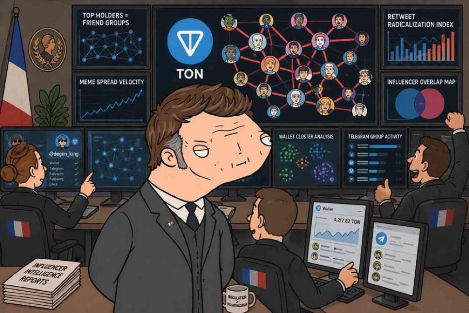 EmmanoolMacroon's tweet photo. @Giooton Closely monitoring the TON bridging &amp; coordinating with my team to track wallets for further cyber regulatory purposes https://t.co/JUuCmcDc6f