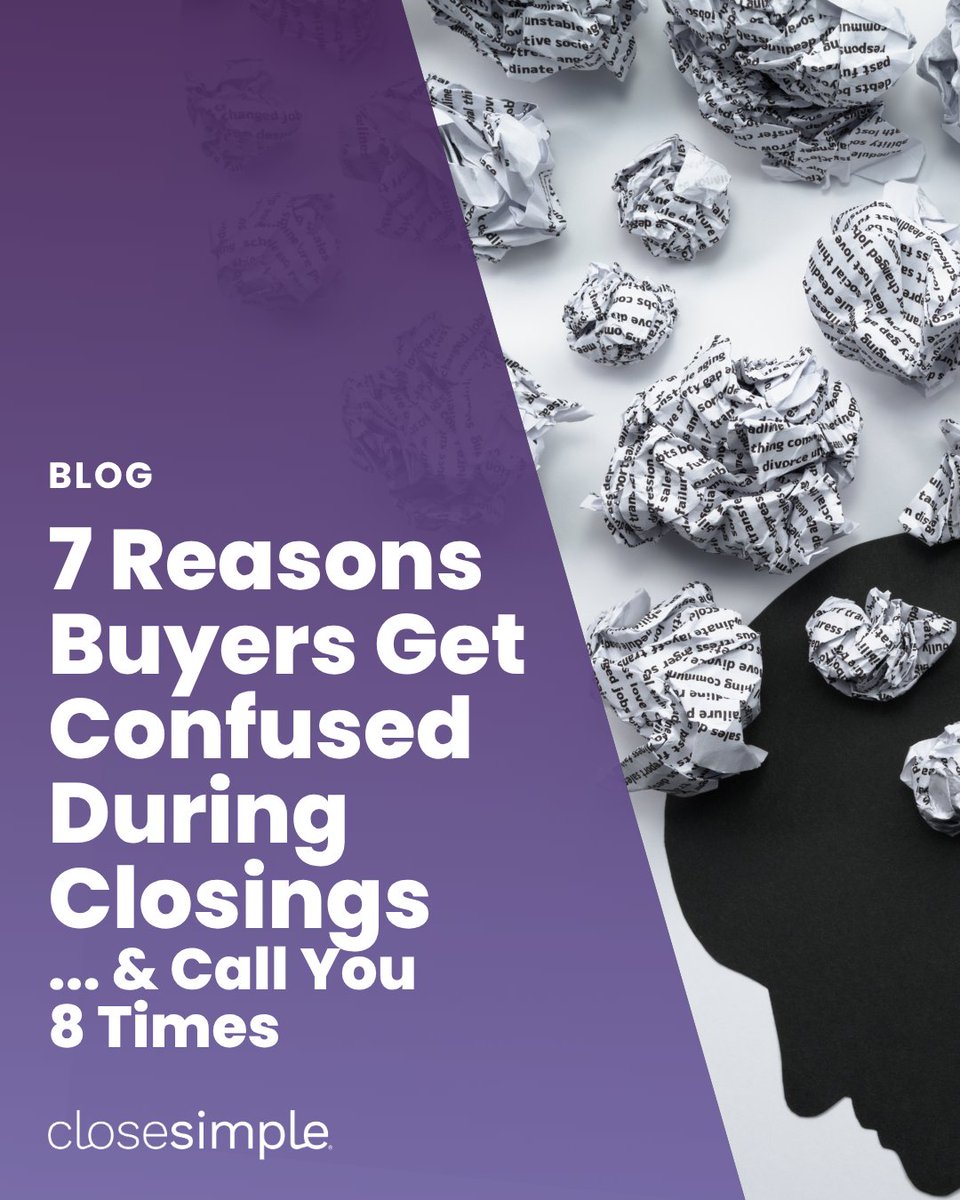 CloseSimple's tweet photo. Title companies shouldn’t be forced to handle eight "just checking in" calls per file, and with CloseSimple, they won’t. 

Read why your process is triggering those extra phone calls: https://t.co/687wvclJgR #TitleOps #CustomerExperience https://t.co/9mPWNnqZlj