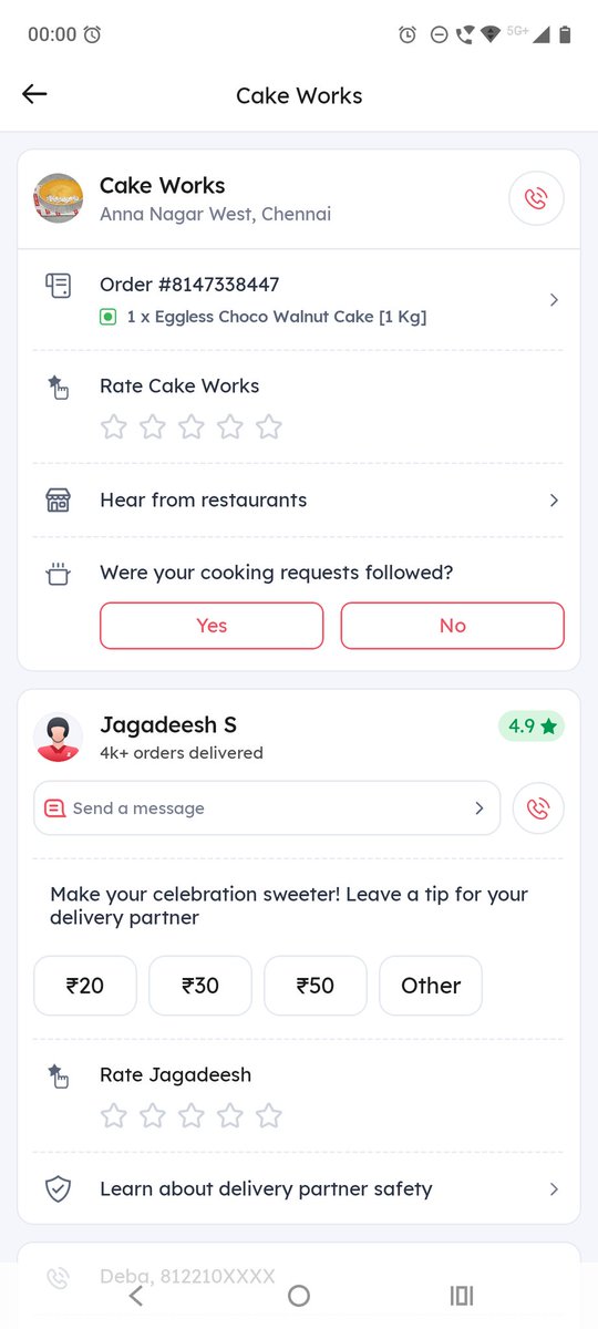 aamidebayan's tweet photo. @zomatocare just in case you need another photo. Order details attached. Ask the restaurant what were they even thinking when packing this cake? https://t.co/ud3ZfahNlb