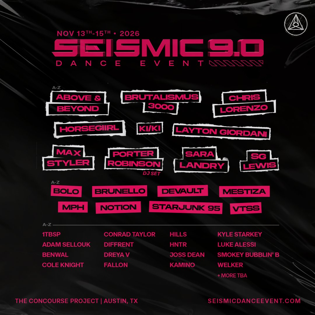 Seismic Dance Event tweet media