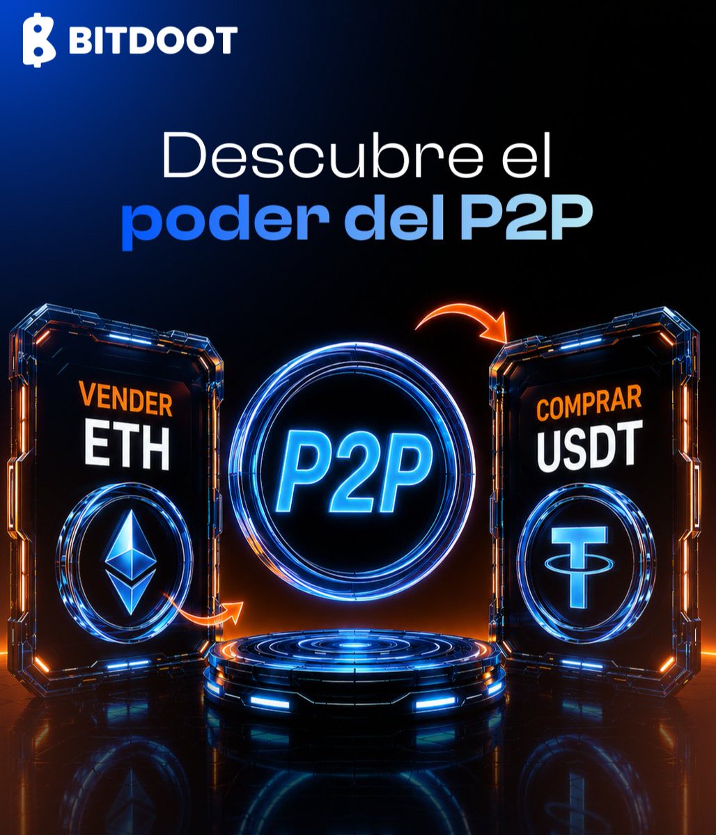 bitdoot's tweet photo. 🚀 Descubre el poder del P2P
 
Compra y vende cripto de forma directa y rápida.
 
⚡ Empieza hoy.
 
#P2P #cripto #swap #bitdoot https://t.co/qQbxon55En
