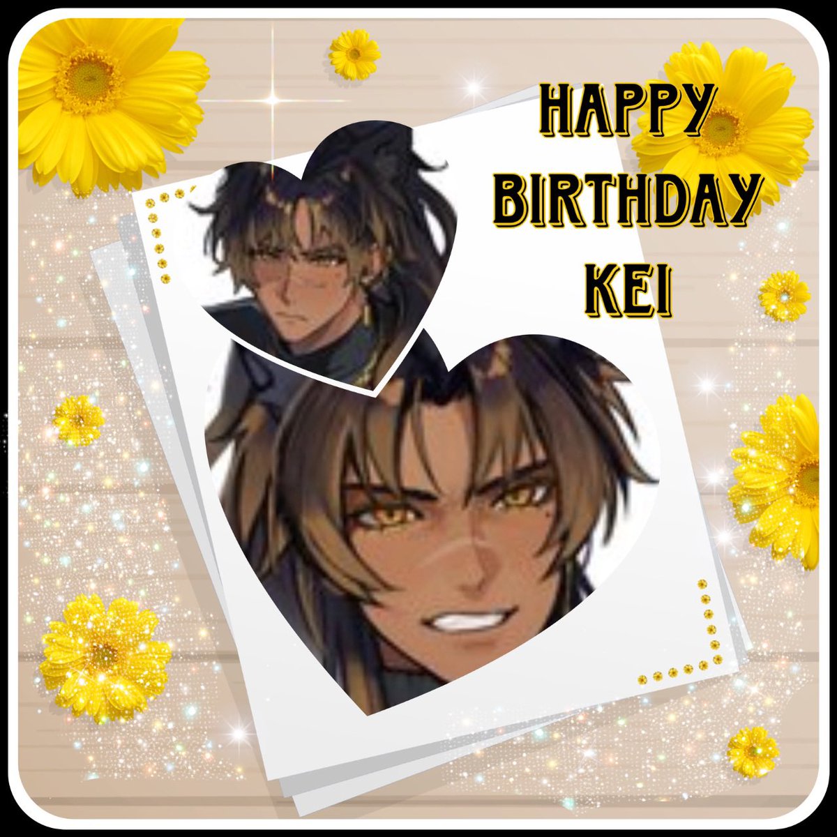 angelbear2399's tweet photo. Happy birthday kei I hope you have a wonderful birthday love ya 💛 #keillust https://t.co/HJmTmdbZjc