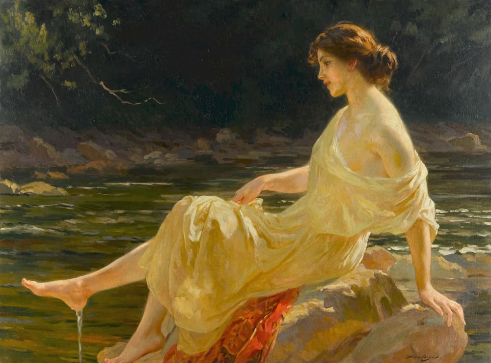 IsabelVasques7's tweet photo. 🎨Abel-Dominique Boyé (1864–1934)L'Eau courante https://t.co/niNulqceHp