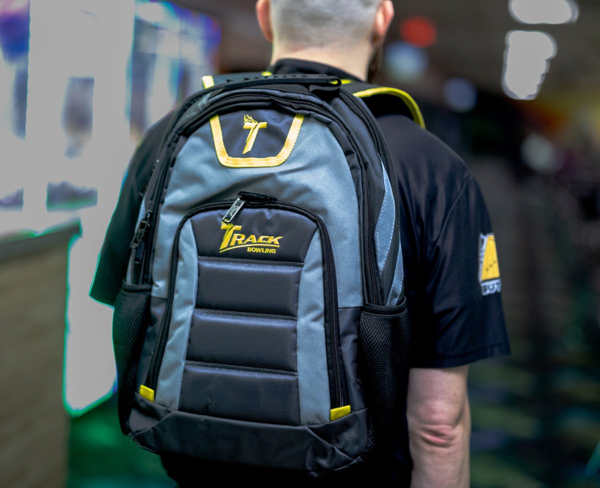 TrackBowling's tweet photo. The Track Select Backpack is sharp and holds all of your most important gear! 
#TrackBowling https://t.co/PlWYPPw5fG