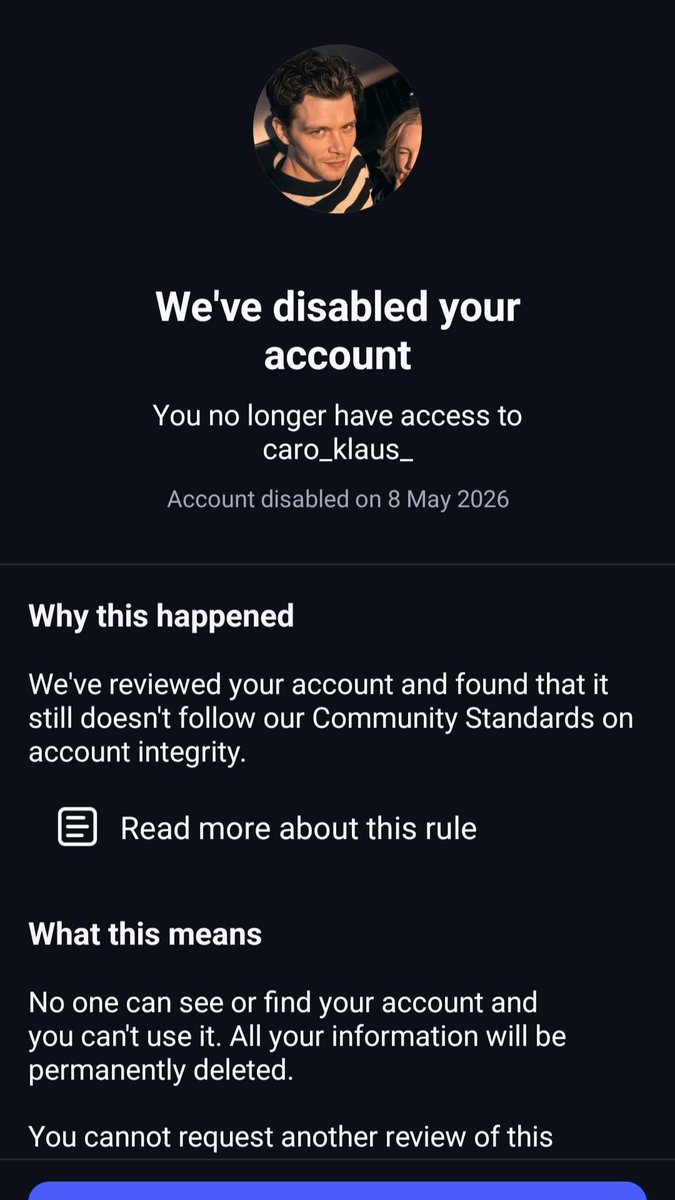AlwaysPrabhas2's tweet photo. @instagram dear Instagram team 
Please help

My Instagram account has been disabled without any reason...and i am not break any rules of Instagram A, so pls i request you pls check my account again and back me as soon as posible

My account link @caro_klaus_ https://t.co/Fn32gyLGap